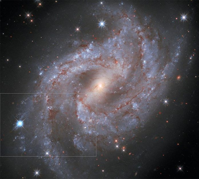 Hubble captura una supernova