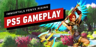 Immortals Fenyx Rising luce su gameplay en PlayStation 5 portada tráiler
