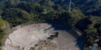 Colapsa el icónico radiotelescopio de Arecibo, ya muy dañado Colapso del radiotelescopio de Arecibo