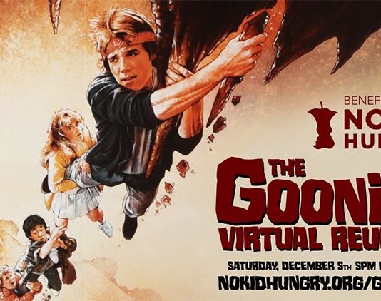 El reparto de Los Goonies se reune hoy online para luchar contra el hambre en los niños Reunión de Los Goonies