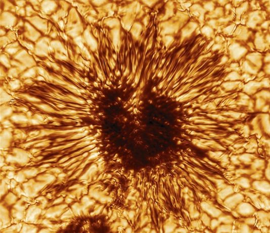 El telescopio Inouye libera su primera imagen a alta resolución de una mancha solar Inouye libera su primera imagen a alta resolución de una mancha solar