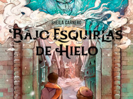 «Bajo esquirlas de hielo», la nueva apuesta de Roomie Ediciones Portada de "Bajo esquirlas de hielo" de Sheila Carnero. | Fuente: Roomie Ediciones.