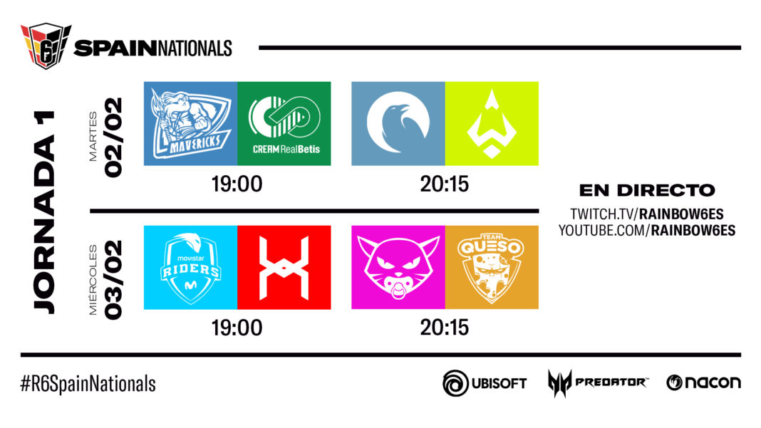 Jornada 1 - R6 SPAIN NATIONALS