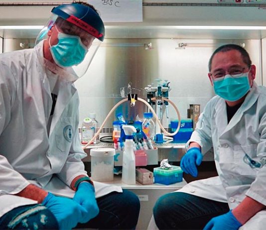 Anticuerpos COVID-19: Método rápido y de bajo coste para medir la inmunidad Los coinventores del medidor de Anticuerpos COVID-19, Igor Stagljar, investigador del Centro Donnelly y profesor de la U of T, y Zhong Yao, investigador asociado principal del Centro Donnelly