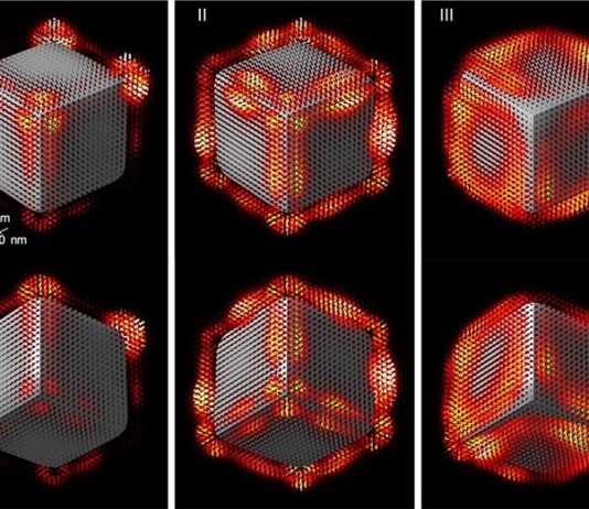 Nanoelectrónica: Explorando el nanomundo en 3D Nanoelectrónica: Reconstrucción 3D del campo electromagnético que rodea a un nanocubo de óxido de magnesio