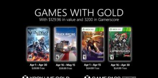 Disponibles los Games With Gold del mes de abril