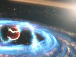 Hubble observa cómo crece un planeta gigante gaseoso: PDS 70b Esta ilustración del exoplaneta PDS 70b que se está formando recientemente muestra cómo el material puede caer sobre el planeta gigante a medida que aumenta la masa