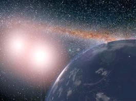 Identifican cinco sistemas de estrellas dobles con zona habitable Planeta en un sistema de estrellas dobles con zona habitable