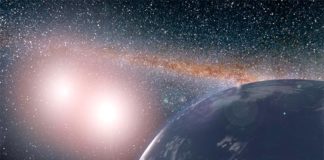 Identifican cinco sistemas de estrellas dobles con zona habitable Planeta en un sistema de estrellas dobles con zona habitable