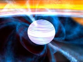 Radioastrónomos descubren 8 nuevos púlsares de milisegundos Representación artística de un púlsar de milisegundos con su disco de acreción