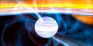 Radioastrónomos descubren 8 nuevos púlsares de milisegundos Representación artística de un púlsar de milisegundos con su disco de acreción