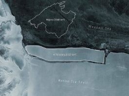 El iceberg más grande del mundo se desprende de la Antártida: A-76 Iceberg A-76