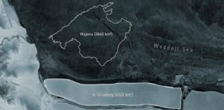 El iceberg más grande del mundo se desprende de la Antártida: A-76 Iceberg A-76