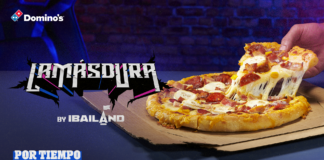 Ibai Llanos crea su propia pizza junto a Domino’s Pizza
