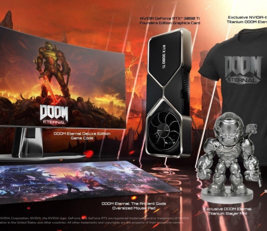 DOOM Eternal recibirá muy pronto una edición exclusiva junto a la GeForce RTX 3080 Ti