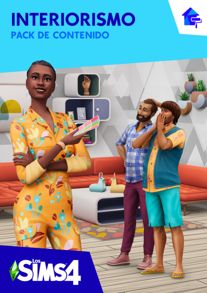 Portada Los Sims 4 pack de interiorismo