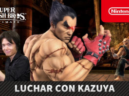 Kazuya muestra sus movimientos y escenario en Super Smash Bros. Ultimate
