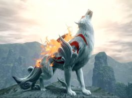 La loba blanca de Okami visitará próximamente el universo de Monster Hunter Rise