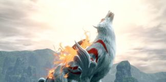 La loba blanca de Okami visitará próximamente el universo de Monster Hunter Rise