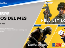 Anunciados los juegos del mes de octubre para PlayStation Plus
