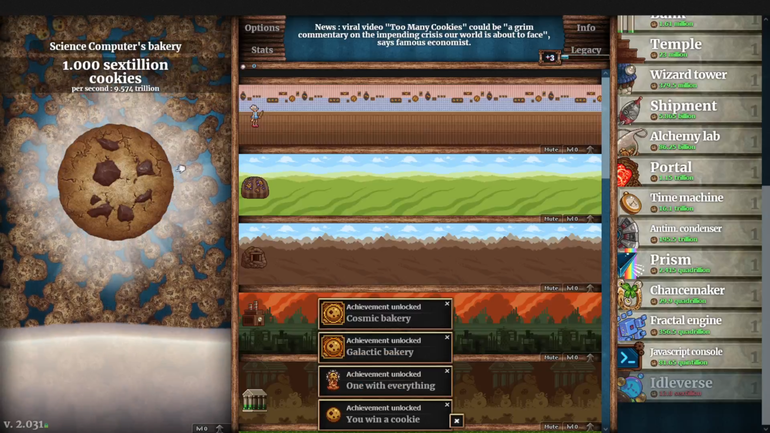 Cookie Clicker llega a Steam con multitud de novedades Fantasymundo
