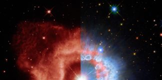 Imagen del 31 aniversario de Hubble: Dos nuevas vistas de la estrella AG Carinae Imagen del 31 aniversario de Hubble: Dos nuevas vistas de la estrella AG Carinae