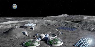 Bases lunares: Consiguen soporte vital preparado a partir de suelo lunar simulado Impresión artística de cómo deberían ser las futuras bases lunares