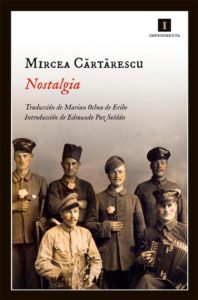 Portada de Nostalgia, de Mircea Cărtărescu