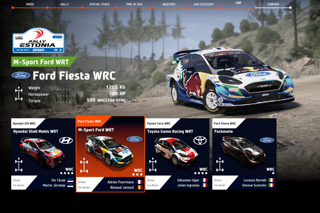 wrc 10 configuracion