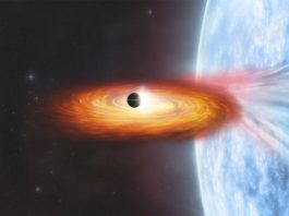 Unos astrónomos pueden haber descubierto el primer planeta fuera de la Vía Láctea Los astrónomos han encontrado evidencia de un posible planeta candidato en la galaxia M51 ("Remolino"), que representa lo que podría ser el primer planeta detectado fuera de la Vía Láctea