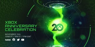 Conecta el próximo 15 de noviembre al evento Xbox Anniversary Celebration
