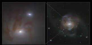 Se descubre el par más cercano de agujeros negros supermasivos Par de agujeros negros supermasivos