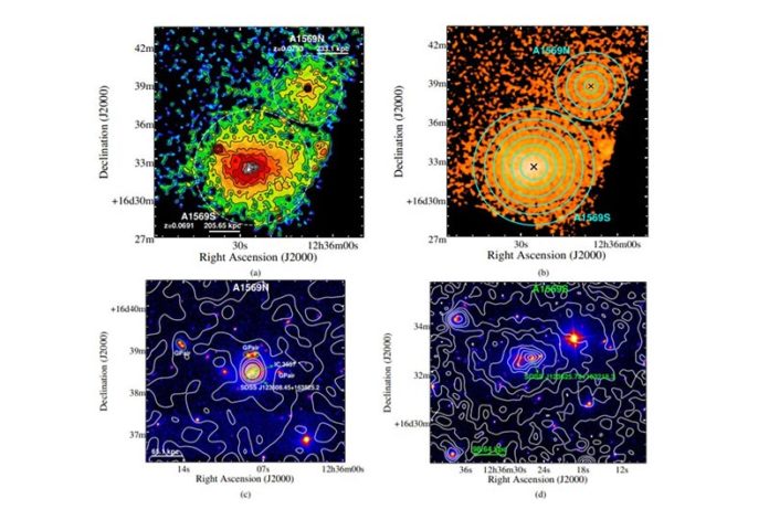 Investigadores analizan el cúmulo de galaxias cercano Abell 1569 con Chandra Investigadores analizan el cúmulo de galaxias cercano Abell 1569 con Chandra