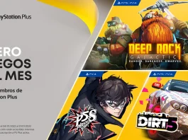 Persona 5 Strikers, Dirt 5 y Deep Rock Galactic serán los juegos de PS Plus de enero Juegos PS Plus enero 2022