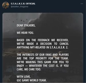 STALKER 2 comunicado