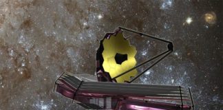 El telescopio James Webb llega a su destino final, a 1,5 millones de km de la Tierra Impresión artística de la NASA del Telescopio Espacial James Webb