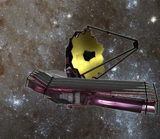 El telescopio James Webb llega a su destino final, a 1,5 millones de km de la Tierra Impresión artística de la NASA del Telescopio Espacial James Webb