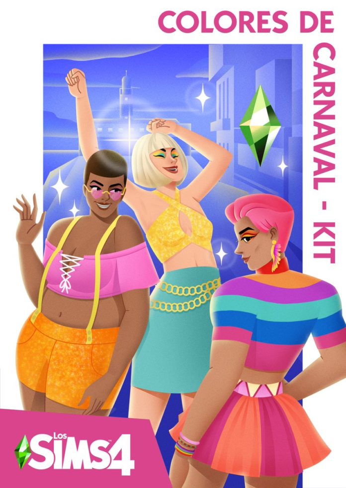 Los Sims 4 kit colores de carnaval