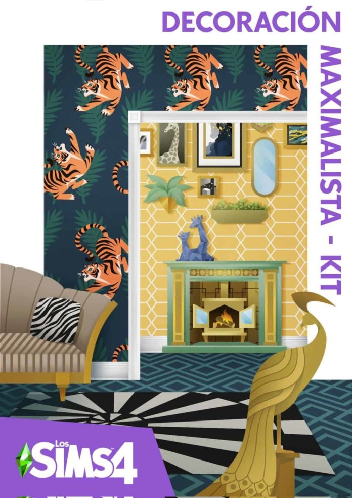 Los Sims 4 kit decoración Maximalista