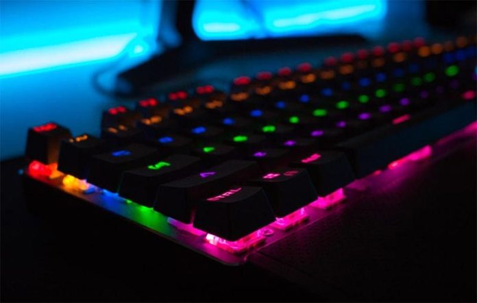 Teclado gaming videojuegos