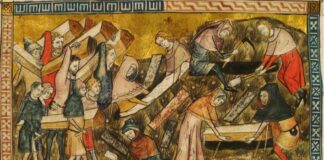 La Peste Negra se originó en Kirguistán, según un estudio genómico La gente de Tournai entierra a las víctimas de la Peste Negra