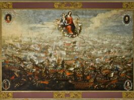 Relación de la guerra de Cipre y suceso de la batalla naval de Lepanto, de Fernando de Herrera: Algo más que un relato histórico Batalla de Lepanto, por Juan de Toledo y Mateo Gilarte, 1663 - 1665