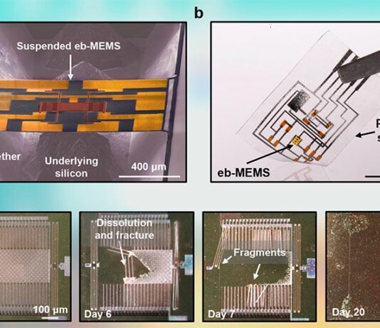 Materiales transitorios para crear dispositivos electrónicos transitorios y ecológicos Creación de dispositivos electrónicos transitorios