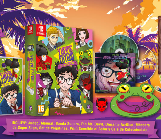 Yuppie Psycho llega en físico a Switch Yuppie Psycho Collector's