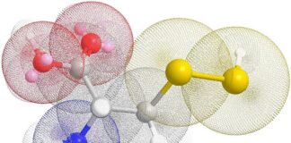 Nuevo mecanismo por el que las células tumorales estresadas escapan a la muerte Un modelo de una molécula de persulfuro de cisteína