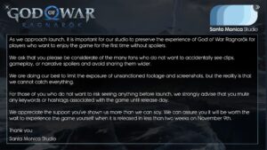 Comunicado Santa Monica Studio