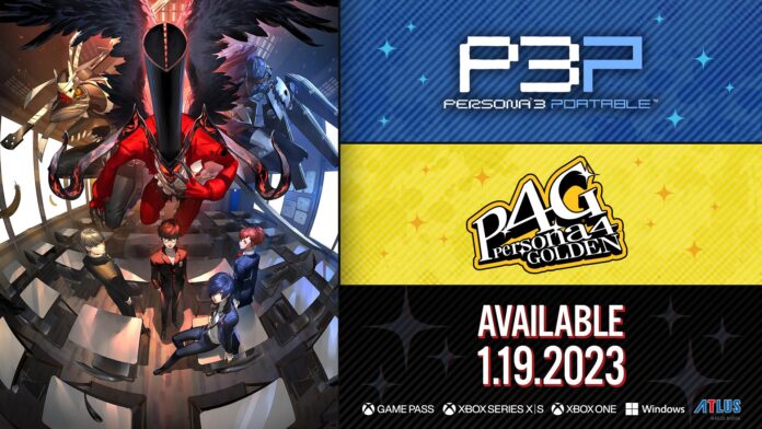 Persona 3 y 4 lanzamiento