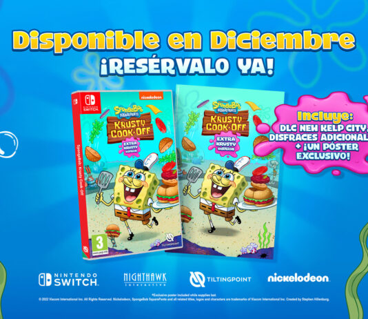 Bob Esponja: Concurso de Cocina llegará en formato físico para Nintendo Switch bob esponja