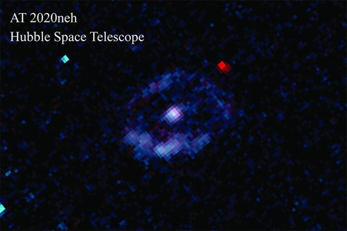 Los astrónomos descubrieron una estrella siendo destrozada por un agujero negro en la galaxia SDSS J152120.07+140410.5