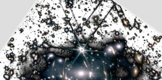 El telescopio James Webb produce una vista incomparable de la luz fantasmal en los cúmulos de galaxias La luz intracluster del cluster SMACS-J0723.3-7327 obtenida con la cámara NIRCAM a bordo del Telescopio Espacial James Webb